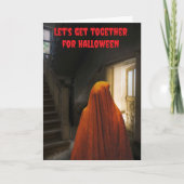 Let's get together for Halloween. カード (正面)