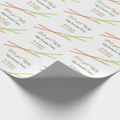 Let's get ugly Christmas ugly sweater Partyorange  ラッピングペーパー (角)