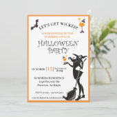 Let's Get Wicked Witch ハロウィンパーティー 招待状 (スタンド正面)