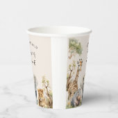 Let's Get Wild | 子供の誕生日パーティー 紙コップ (右)