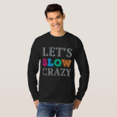 Let's Glow招待状熱狂するパーティーDance Ready Tシャツ (正面フル)
