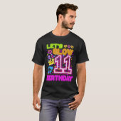 Let's Glow 11歳それは私の誕生日11日だ Tシャツ (正面フル)