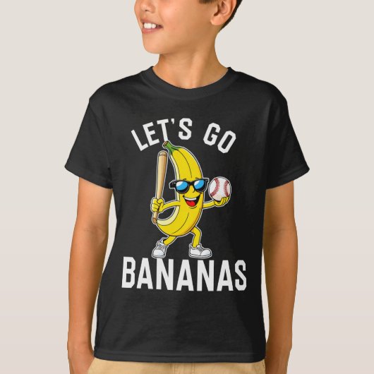 Let's go banana long sleeve tシャツ (正面)