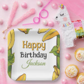 Let's Go Bananas Any Age Birthday Party ペーパープレート (パーティー)