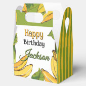 Let's Go Bananas Birthday 4"w x 2.5"l x 5"h フェイバーボックス (オープン)