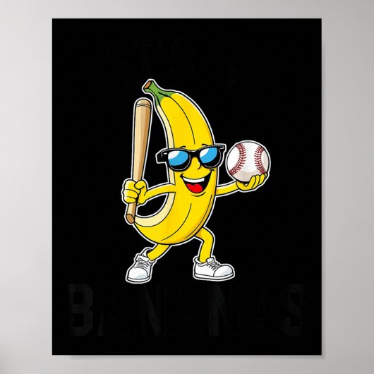 Let's Go Bananas Funny Banana Merch  ポスター (正面)