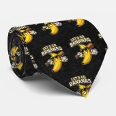 Lets Go Bananas Retro Baseball Banana Funny ネクタイ (ロール)