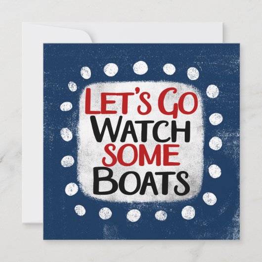 Let's Go Bots Greeting Card カード (正面)