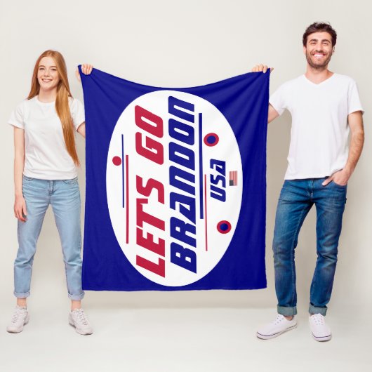 Let's Go Brandonは代表されるのか? フリースブランケット (インサイチュ)