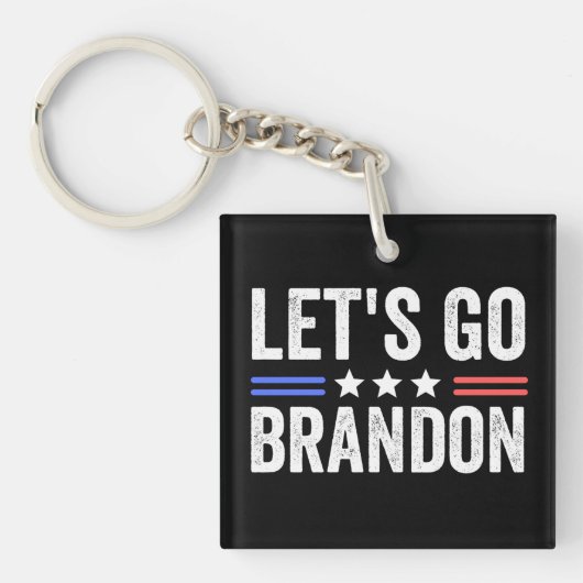 Let's Go Brandon キーホルダー (正面)