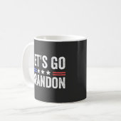 Let's Go Brandon コーヒーマグカップ (正面左)