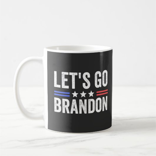 Let's Go Brandon コーヒーマグカップ (左)