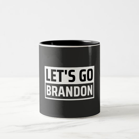 let's go brandon ツートーンマグカップ (中央)