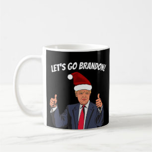 LET'S GO BRANDON ドナルド トランプ クリスマス コーヒーマグ コーヒーマグカップ