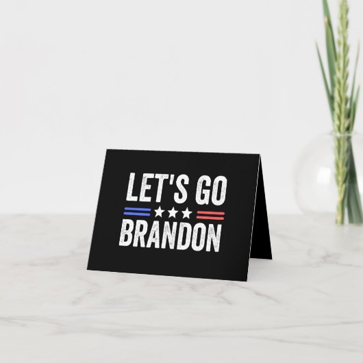 Let's Go Brandon ノートカード (正面)