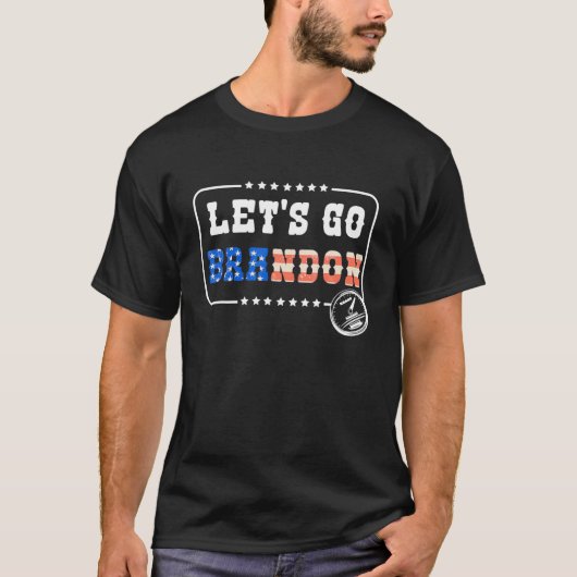 Let's Go Brandon - バイデン保守派 反リベラル Tシャツ (正面)