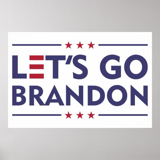 Let's Go Brandon ポスター (正面)
