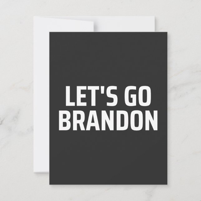 Let's Go Brandon マグネット (正面)