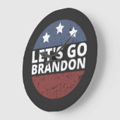 let's go brandon ラージ壁時計 (傾斜)