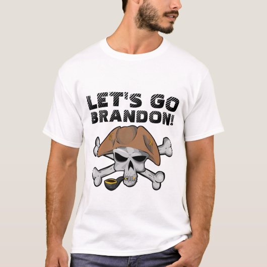 LET'S GO BRANDON! 海賊Tシャツ Tシャツ (正面)