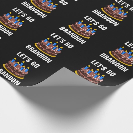 LET'S GO BRANDON BIRTHDAY  ラッピングペーパー (角)