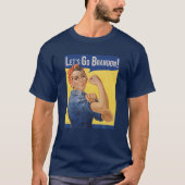 Let's Go Brandon Blue Tシャツ (正面)