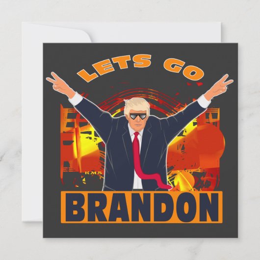 Let's Go Brandon Funny Anti Biden Trump Political  (正面)