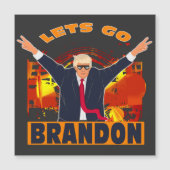Let's Go Brandon Funny Anti Biden Trump Political  (正面)