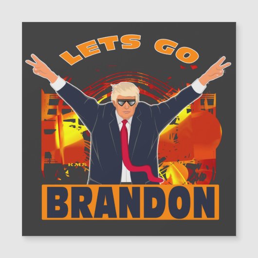 Let's Go Brandon Funny Anti Biden Trump Political  (正面)