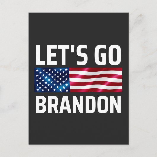 lets go brandon lets go brandon シーズンポストカード (正面)