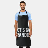 let's go brandon Magnet エプロン (着用した状態)