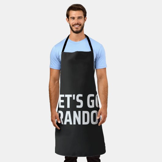 let's go brandon Magnet エプロン (着用した状態)