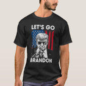 Let's - Go - Branson Brandon保守的アンチLib Tシャツ (正面)