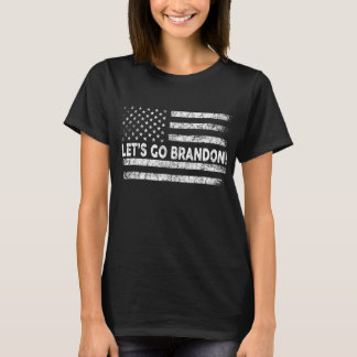 Lets Go Branson Brandon Antibiden Black Tシャツ