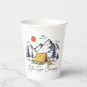 Let's Go Camping 紙コップ (正面)