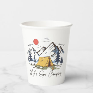 Let's Go Camping 紙コップ