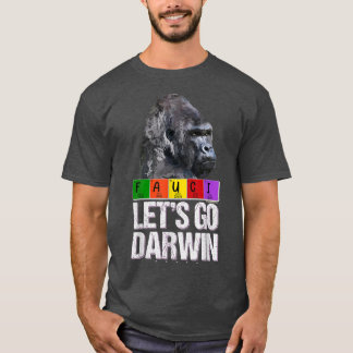 Let's Go Darwin USA Flag Vintage Fauci Ouchie Scie Tシャツ
