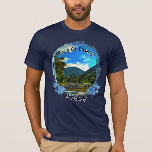 Let's Go Fishing Mismaloya River  0344 Tシャツ (正面)