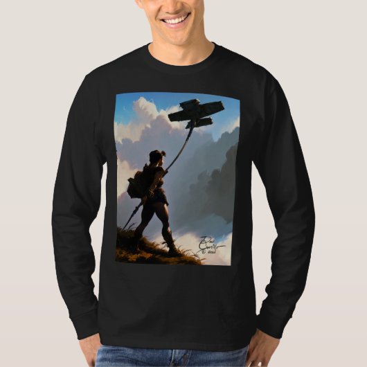 Let's Go Fly a Kite by Don Castillo Artist on FB Tシャツ (正面)