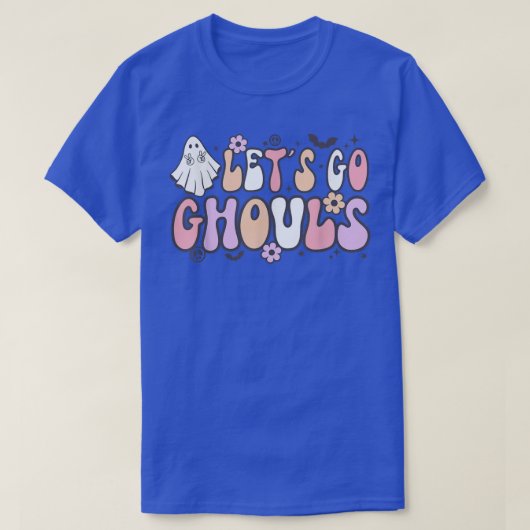 Lets Go Ghouls Retro Halloween   2388 Tシャツ (デザイン正面)