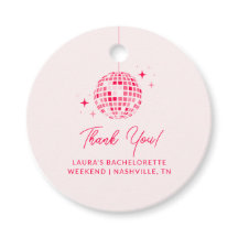 Let's Go Girls バチェロレッテパーティーギフトタグ