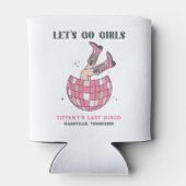 Let's Go Girls ピンクの花嫁パーティー 缶クーラー (裏面)