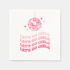 Let's Go Girls - 独身最後の夜会 - ナプキン スタンダードカクテルナプキン