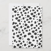 Let's go Girls Disco Cowgirl Space Rodeo Birthday 招待状 (裏面)