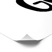 Let's Go Girls Heart Funny Duck Wearing Sunglasses ポスター (コーナー)