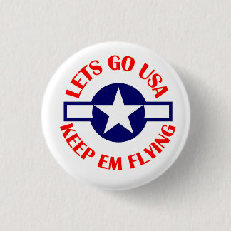 Lets Go- Keep Em Flying button 缶バッジ