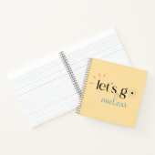 Let's Go Nuclear, Nuclear Energy is Safe ノートブック (内部)