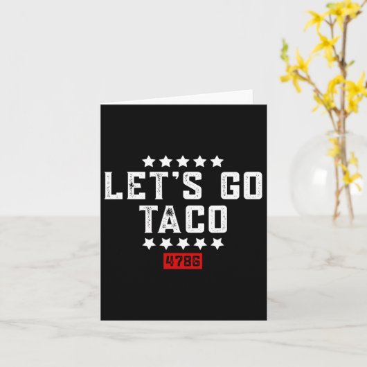 Let's Go Taco &#; カード (黄色い花)