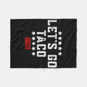 Let's Go Taco &#; フリースブランケット (正面(横))