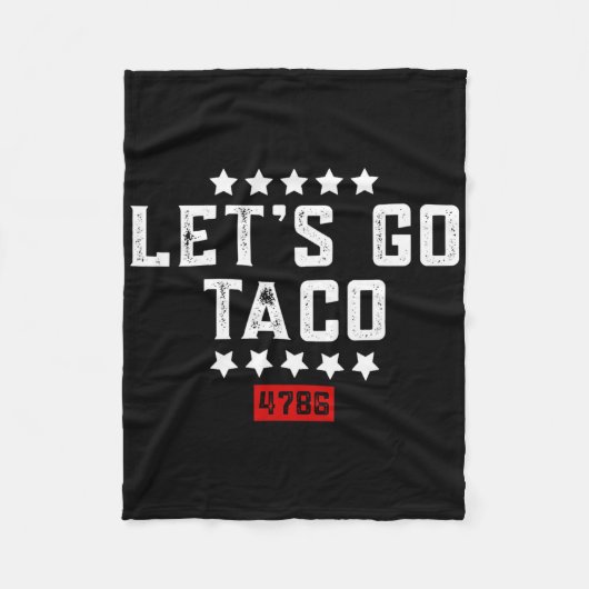Let's Go Taco &#; フリースブランケット (正面)